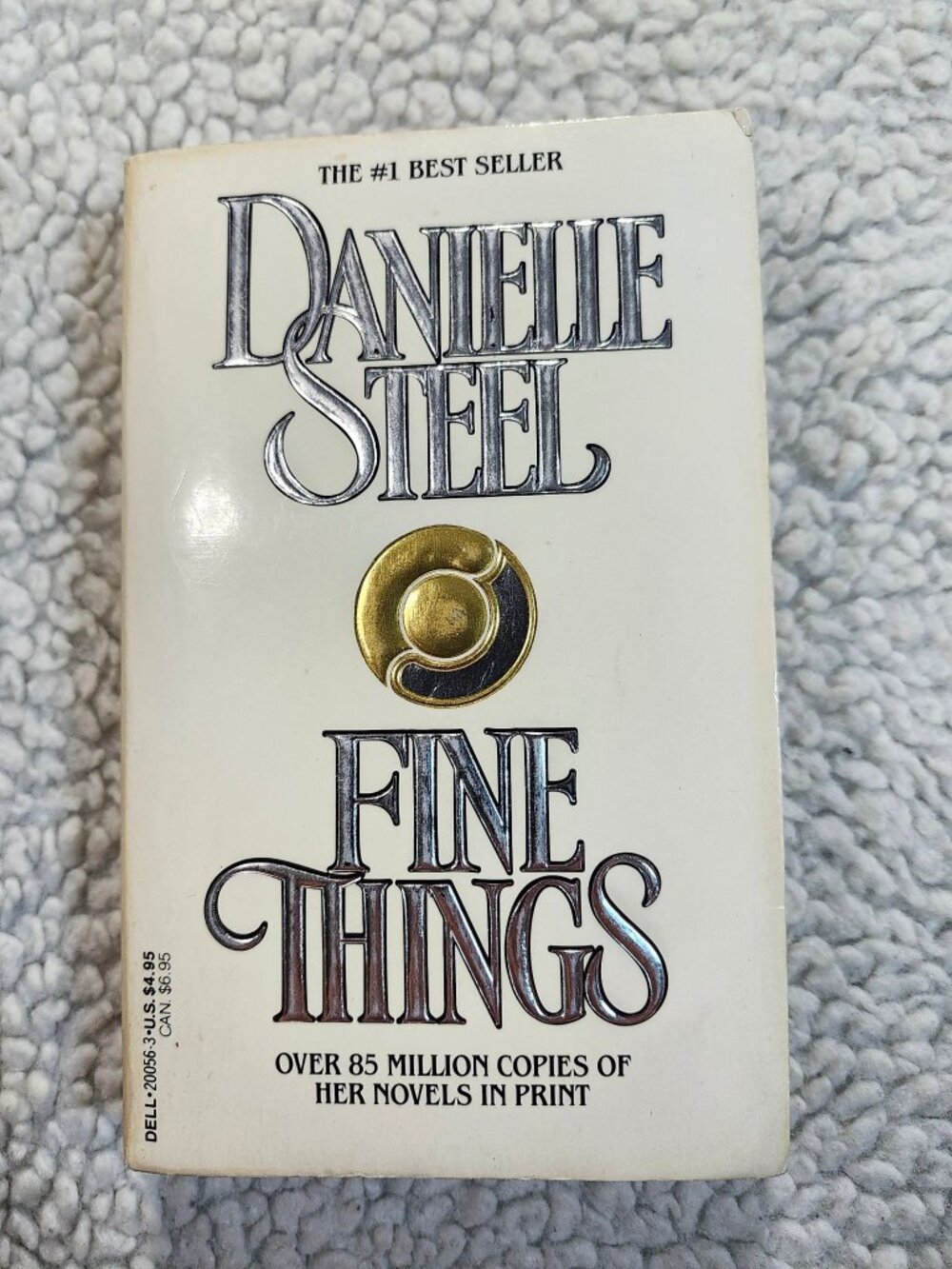 Danielle Steel Fine Things Paperback 1988 Dell Mass Market Romance Novel Used